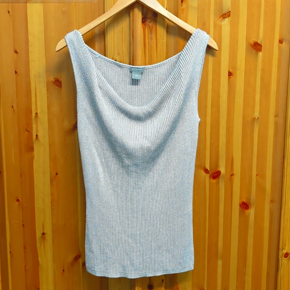 Ann Taylor  cowl neck knit tank top